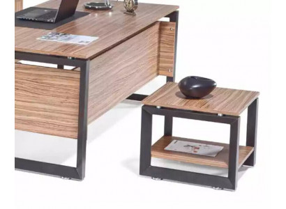 Brauner Quadratischer Couchtisch Luxus Holz Möbel Wohnzimmer Design 