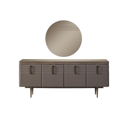 Luxus Essecke Esszimmer Esstisch Essgruppe Stühle Grau Holz Set 9tlg