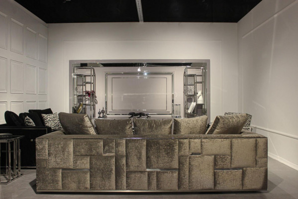 Modern Wohnzimmer Set Sofagarnitur Möbel Design Wohnwand Couchtisch Komplett