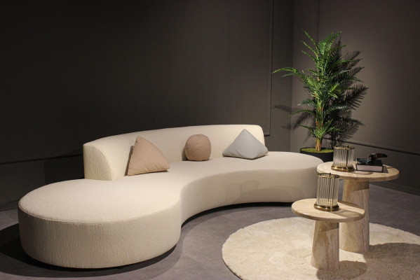Design Wohnzimmer Set Sofa Viersitzer mit 2x Couchtische Luxus Möbel