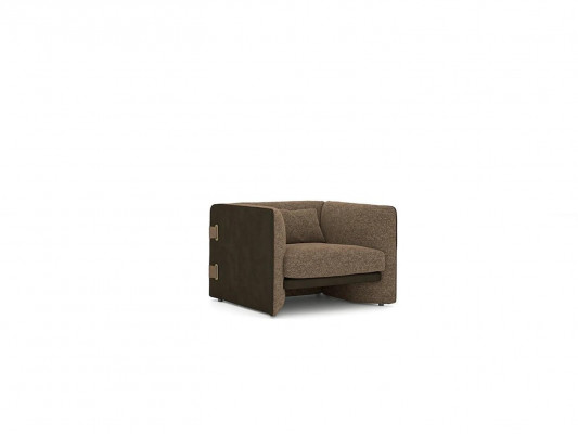 2x Luxus Sessel Wohnzimmer Holz Couchtisch Modern Möbel Textil Polstersessel
