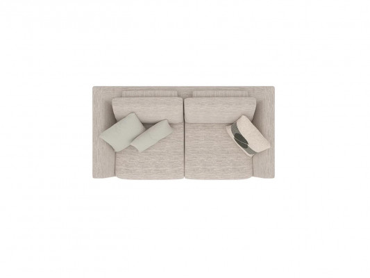 Zweisitzer Sofa Couch Wohnzimmer Einrichtung Design Textil Polstermöbel