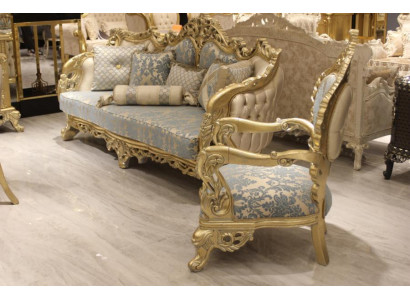 Klassisch Sofagarnitur 3+3+1 Sitzer Chesterfield Relax Sessel Möbel Sofa Neu