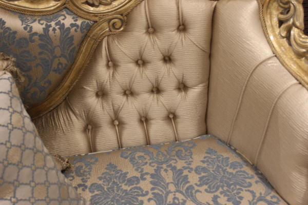 Klassisch Sofagarnitur 3+3+1 Sitzer Chesterfield Relax Sessel Möbel Sofa Neu