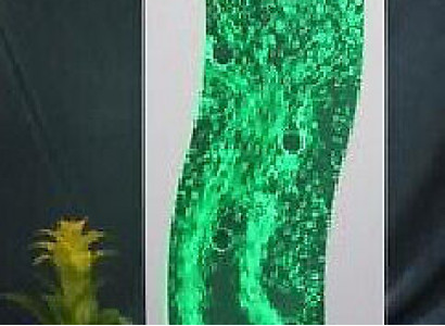 Wassersäule wasserwand Wasserfall Led Trennwand Luxus Design Einrichtung Metall