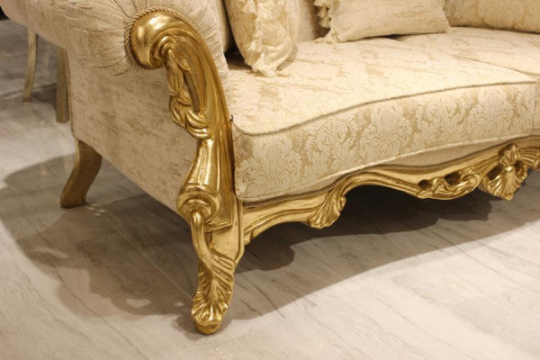 Sofagarnitur 3311 Sitzer Designer Sofa Wohnzimmer Komplett Set Sofa Sessel Neu