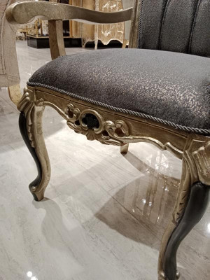 Exklusives Esszimmer 4x Stühle Zeitgemäßer Stuhle grau Esszimmer Stühle