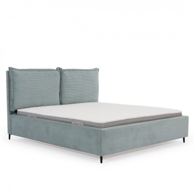 Großes Schlafzimmer Bett Luxuriöses Textilbett Stilvolle Polsterbetten