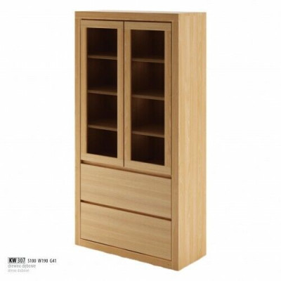 Moderne Vitrinen Schrank Vitrine Handarbeit Vollholz Schränke Massiv Holz Eiche
