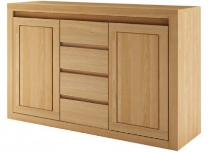 Anrichte Kommode Massivholz Schränke Echtes Holz Eiche 140x90cm Kommoden Schrank