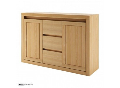 Anrichte Kommode Massivholz Schrank Schränke Echtes Holz Eiche 140x90cm Kommoden