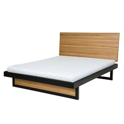 Modernes Bett Echtes Holz 140x200cm Design Betten Bettgestell Eiche Stil Neu