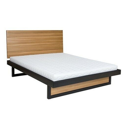 Modernes Bett Echtes Holz 140x200cm Design Betten Bettgestell Eiche Stil Neu