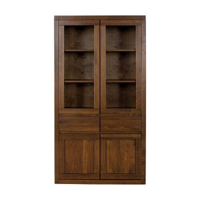 Vitrine Vitrinen Schrank Glasschrank Regal Holz Schrank System Regale Wohnzimmer