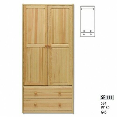 Kleiderschrank Kiefer Schrank Vollholz massiv Schlafzimmerschrank Schränke Neu
