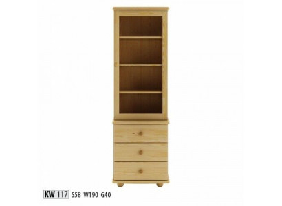 Vitrine Wohnzimmer Möbel Holz Vitrinen Glas Schrank Regal Anrichte Neu Massive