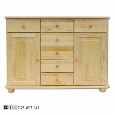 Anrichte Massive Kommode Möbel Lowboard Neu Sideboard Schrank Kommoden Echtholz