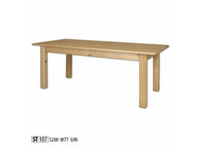 Tisch Esstisch Massive Möbel Esszimmer 200x90cm Echtes Holz Vollholz Neu Tische