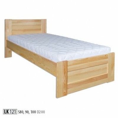 Bett Holz Massive Schlafzimmer Betten 100x200cm Einzelbett Massivmöbel Möbel