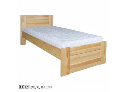 Bett Holz Massive Schlafzimmer Betten 100x200cm Einzelbett Massivmöbel Möbel