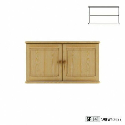 Schrank Aufsatz Kleiderschrank handgefertigter Holzverlängerung Holz Echtholz