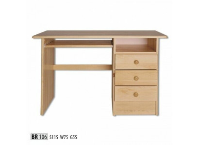 Schreibtisch Echtes Holz Holztisch Massiver Tisch Büromöbel Massiv Schreibtische