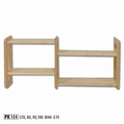 Wandregal Bücherschrank Bücherregal Wohnzimmer Wand Regal Echtes Holz