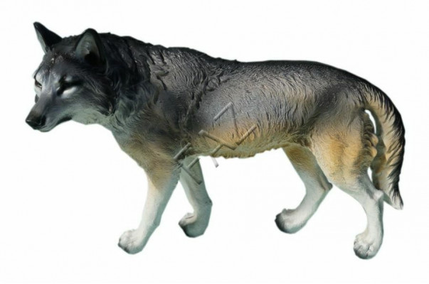 Design Wolf Figur Garten Statue Skulptur Figuren Skulpturen Dekoration Deko c573
