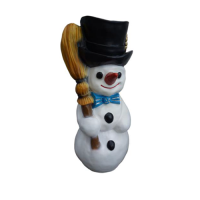 Schneemann Figur Statue Deko Figuren Deko 43cm Winter Neu Statuen Neu Skulptur