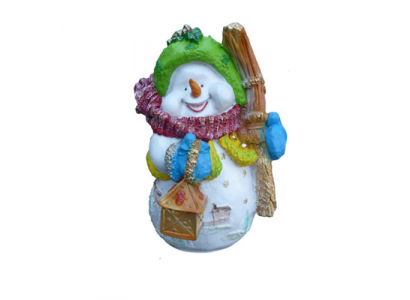 Schneemann Figur Statue Deko Figuren Deko 40cm Winter Neu Statuen Neu Skulptur