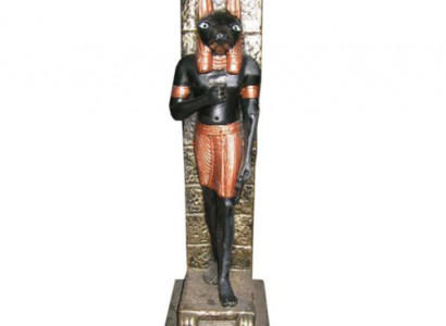 Ägyptische Figur Anubis Kunststoff god of death Dekoration Statuen Figuren 33cm