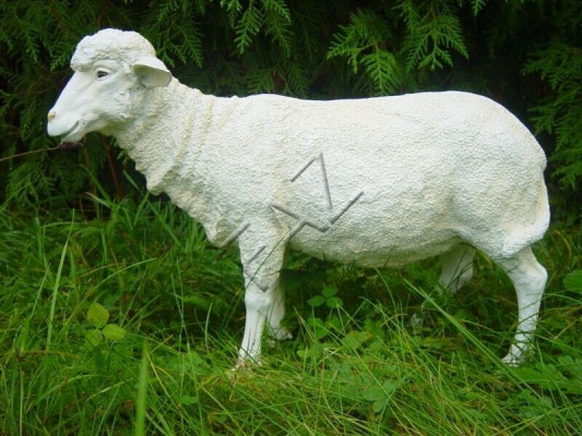 Design Schaf stehend Figur Garten Statue Skulptur Figuren Skulpturen Deko Neu