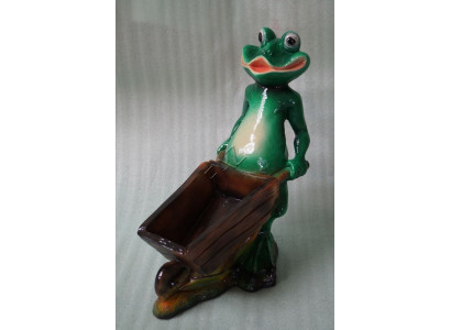 Design Vase Frosch Skulptur Statue Figur Statuen Figuren Skulpturen
