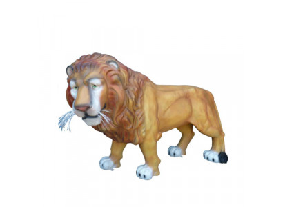 Garten Dekoration Zoo Löwe Statue Figur Deko Statuen Skulptur Figuren 210cm Neu