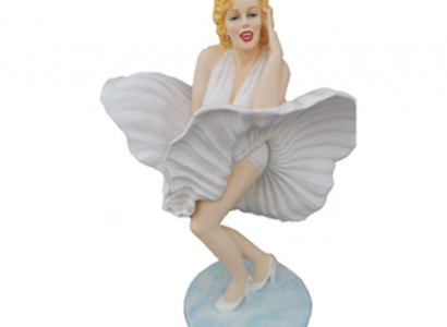 Abstrakte Figur Marilyn Monroe Skulptur Lebensgroß Kleid 60er Stil USA 165 cm