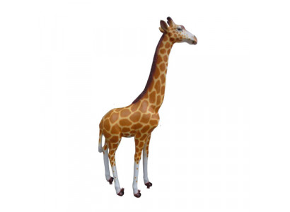 Garten Dekoration Zoo Giraffe Statue Figur Deko Statuen Skulptur Figuren 195cm
