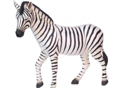 Zebra Lebensgroße Figur Dekoration Statuen Skulptur Garten Deko Figuren 180cm