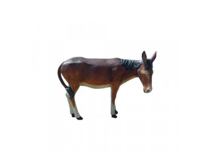 Esel Dekorative Statue Garten Figuren Statuen 150 cm Lebensgroß Figur Plastik