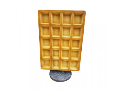 Figur Waffel Aufsteller Gastronomie Skulptur Statuen Figuren Dekoration