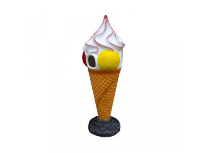 Ice Cream Figure Design Mülleimer Korb Statuen Figuren Statue Aufsteller 165 cm
