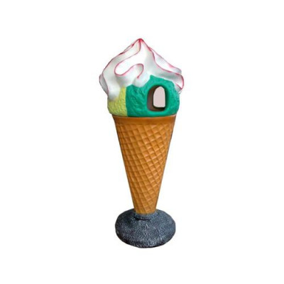 Ice Cream Figure Design Mülleimer Korb Statuen Figuren Statue Aufsteller 145 cm