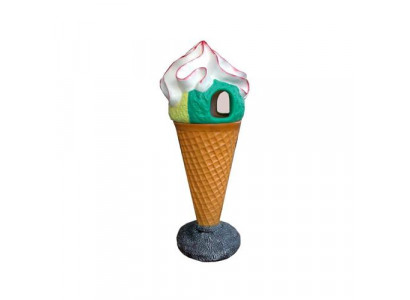 Ice Cream Figure Design Mülleimer Korb Statuen Figuren Statue Aufsteller 145 cm