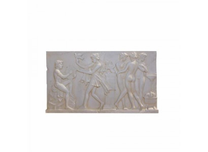 Relief Bild Lusthaus Deko Figur Statue Skulptur 93x164 cm Figuren Statuen R111