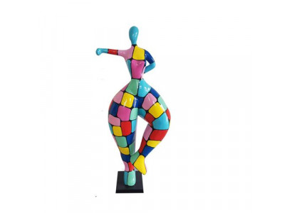 Abstrakte Figur Statue Ballerina Statuen Garten Dekoration Moderne Figuren 132cm