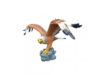 Garten Dekoration Vogel Adler 91x172cm Figur Statue Skulpturen Figuren Statuen
