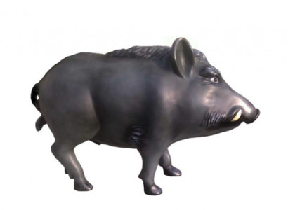 Abstrakte dekorative Wildschweinskulptur Wildschwein Jagd Garten Skulptur Figur