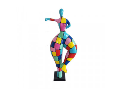 Moderne Figur Ballerina PVC Skulptur Dekoration 85cm Deko Figuren Statuen Neu
