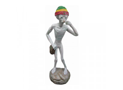 alien Kiffer Lustig Deko Figur Statue Skulptur 132 cm Figuren Statuen Skulpturen