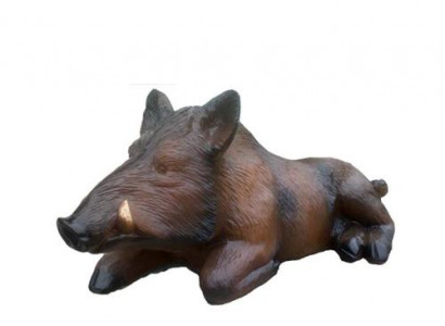 Abstrakte dekorative Wildschweinskulptur Wildschwein Jagd Garten