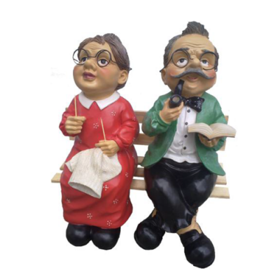 Deko Figur Statue Skulptur 40 cm Figuren Statuen Skulpturen Garten Dekoration